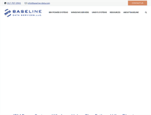 Tablet Screenshot of baseline-data.com